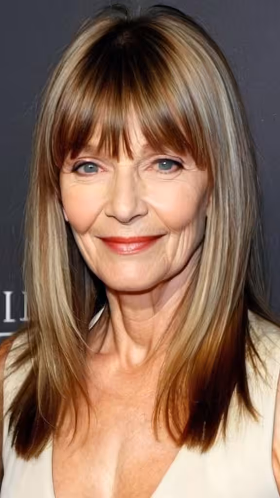 Long Hair with Bangs