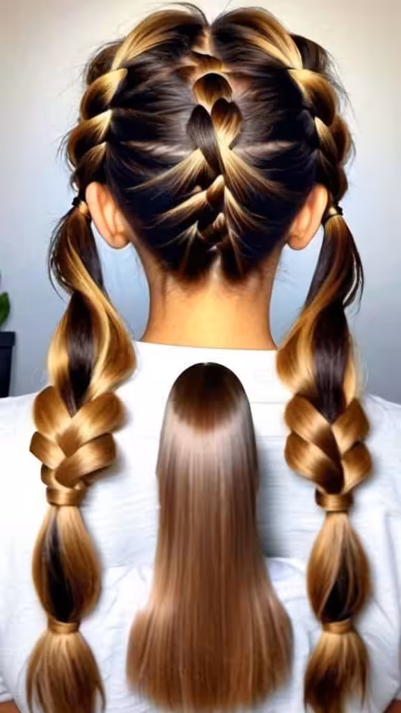Pull-Through Braided Ponytail
