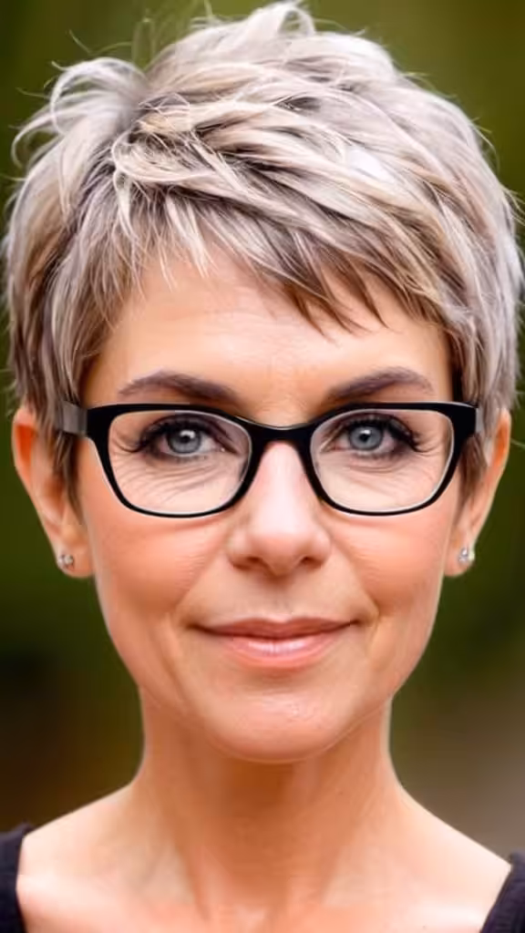 Razored Pixie Cut
