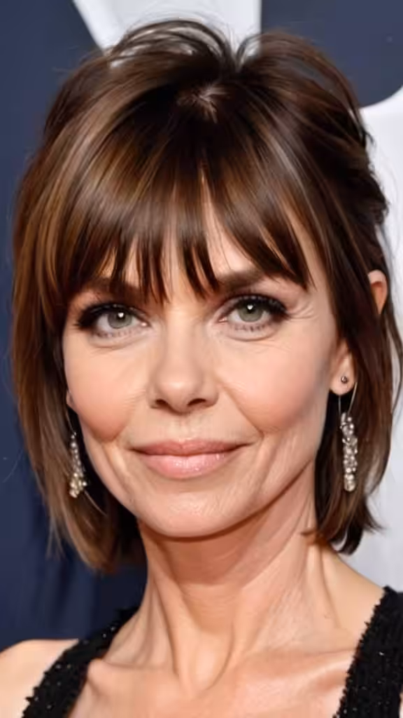 Shag with Piece-y Bangs