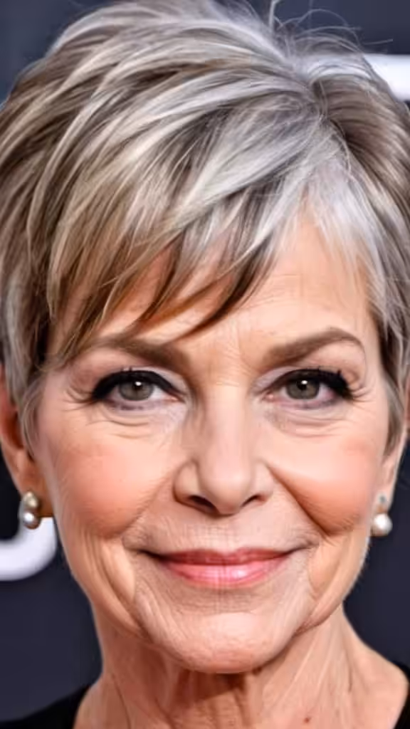 Short Crop with Side Bangs