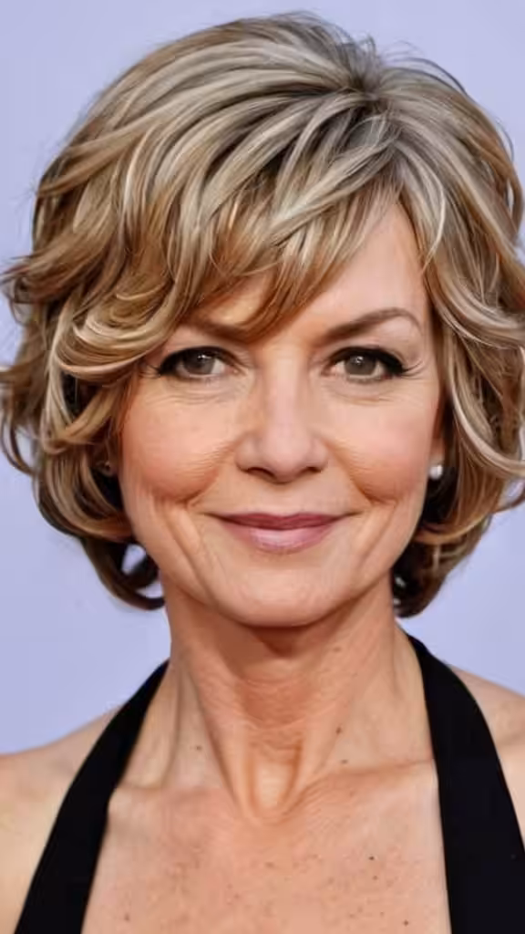 Short Curled Bob