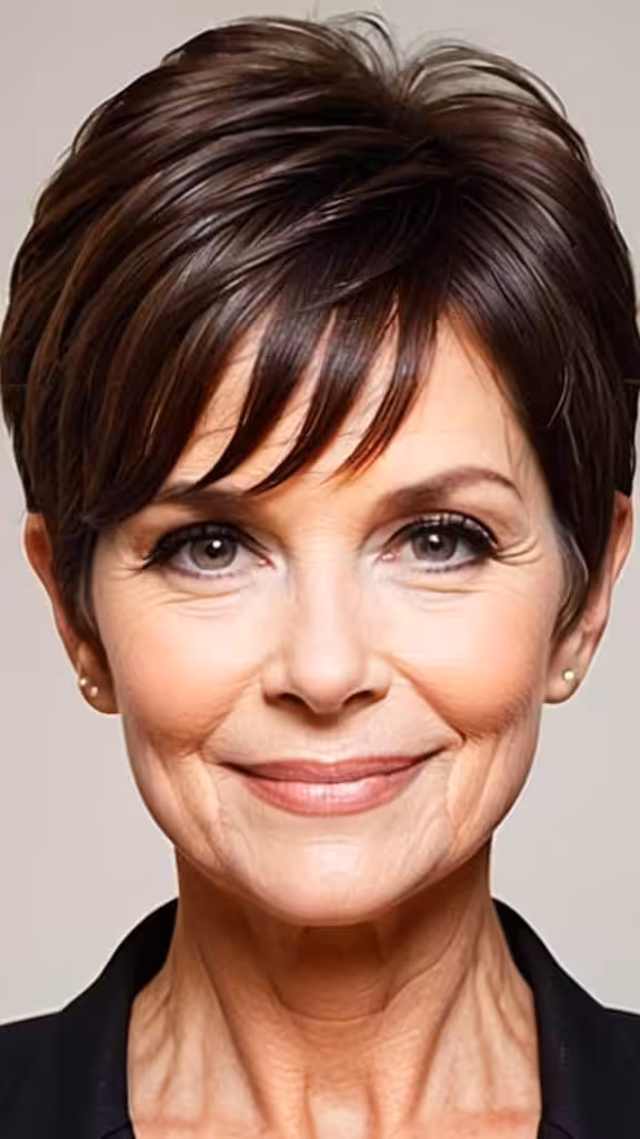 Short Cut with Side-Swept Fringe