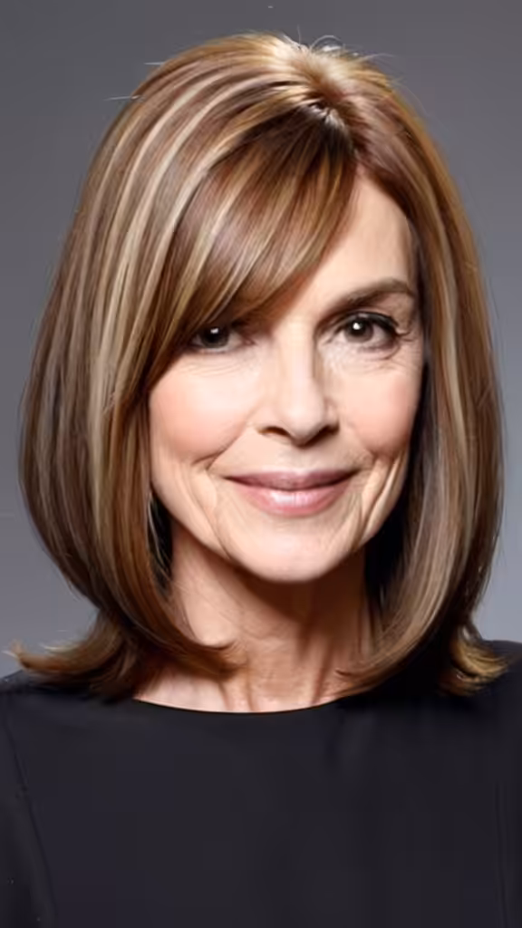Shoulder-Length Straight Hair