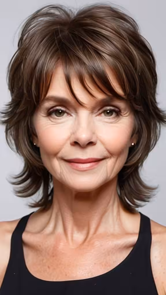 Shoulder-length Shag