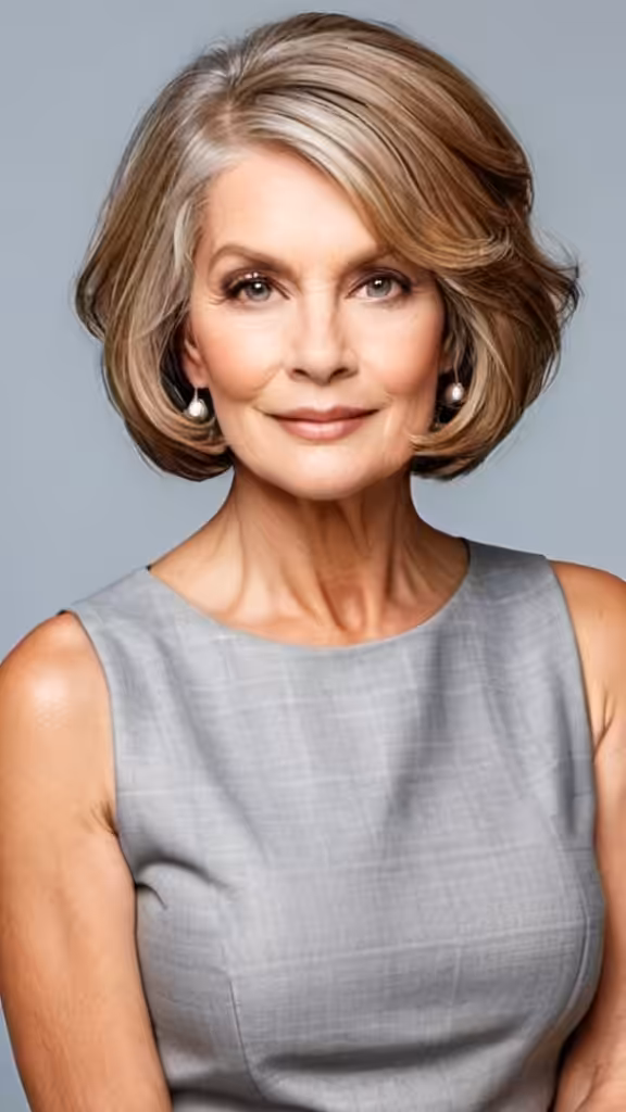 Side Part Wavy Bob