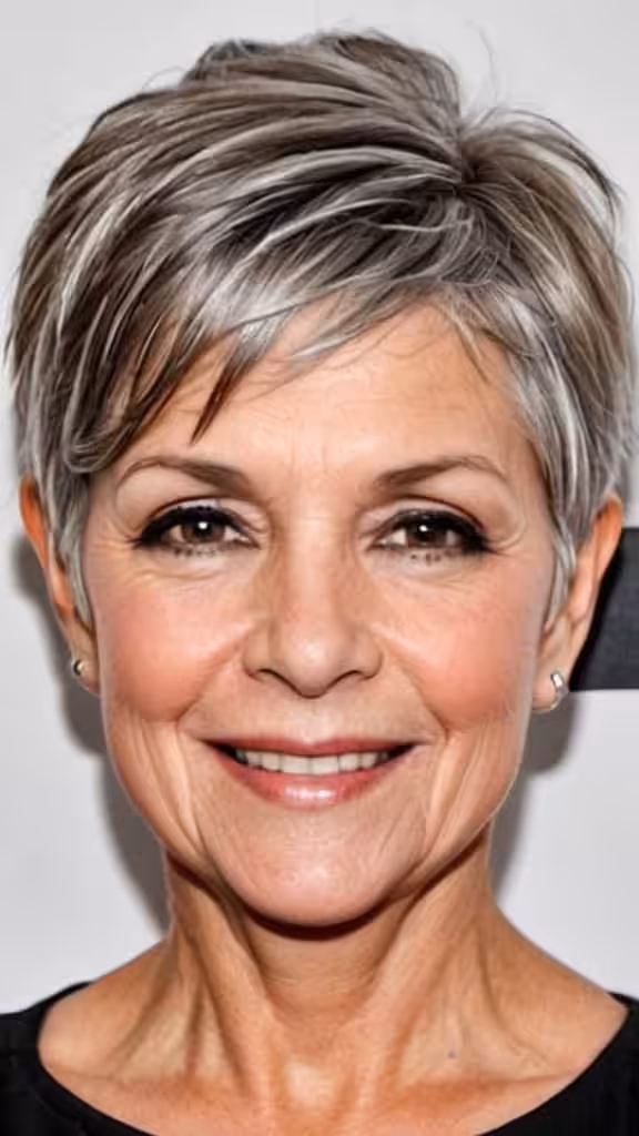 Side-Parted Pixie
