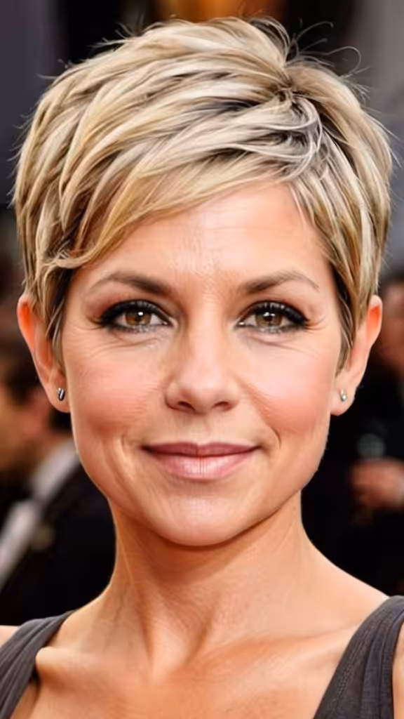 Side-Parted Pixie