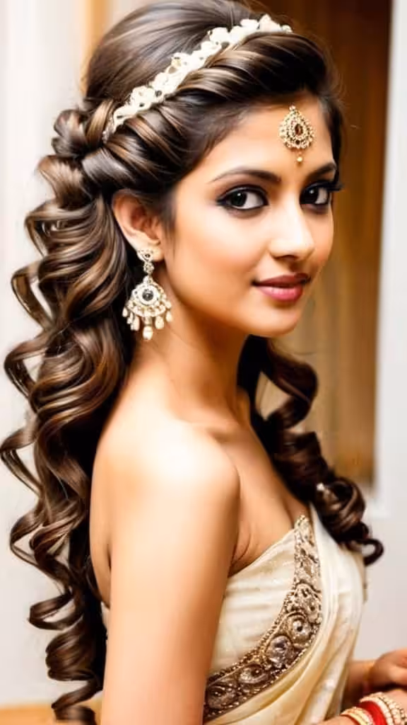 Side Swept Curls