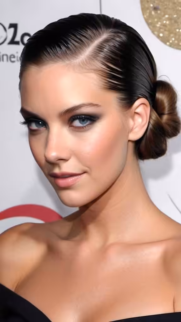 Slicked Back Hair