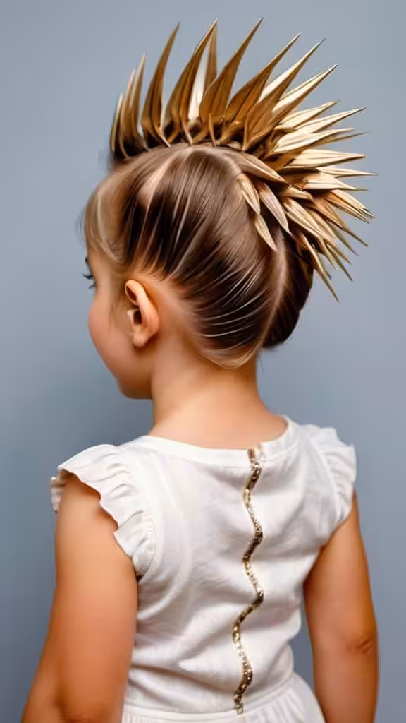 Spikelet Hairstyle For Kids