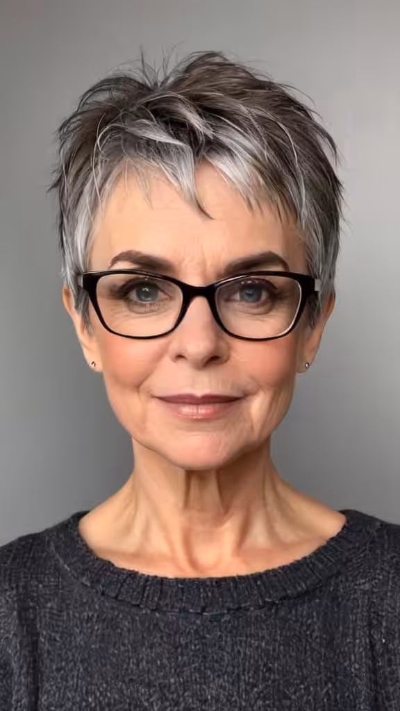 Textured Cropped Pixie