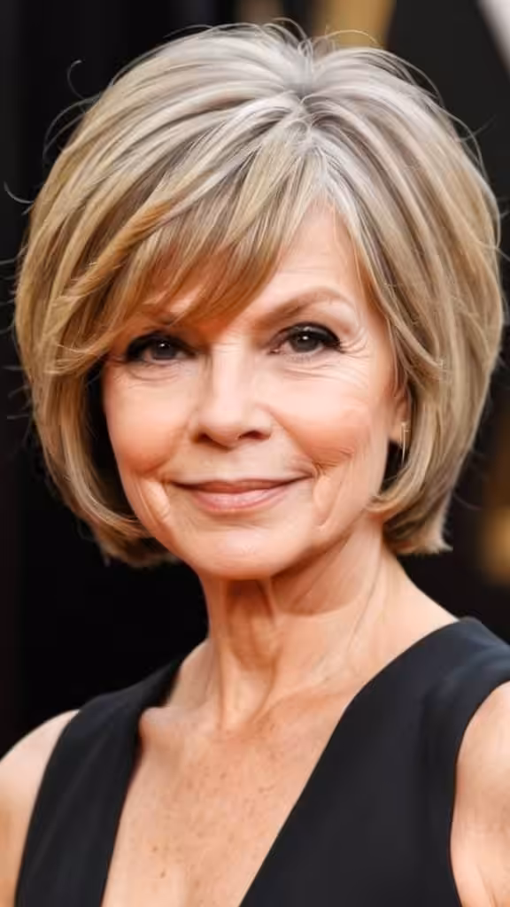 Textured Layered Bob