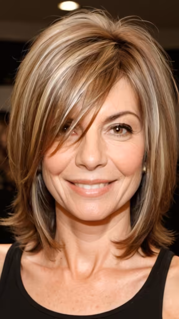 Textured Layers For Medium Length Hair