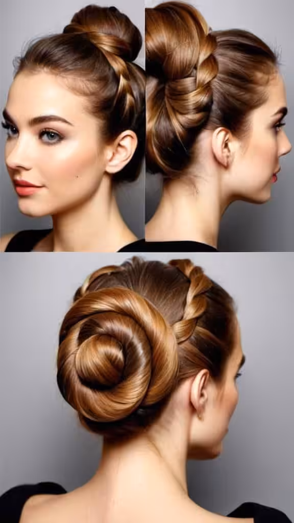 Twisted Knot Hair Bun