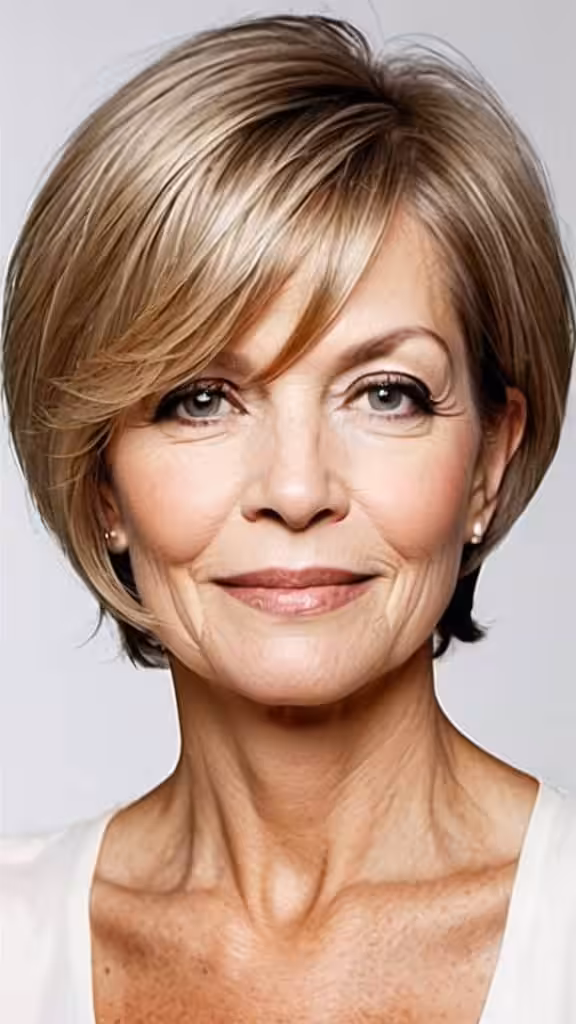 Uneven Bob Cut