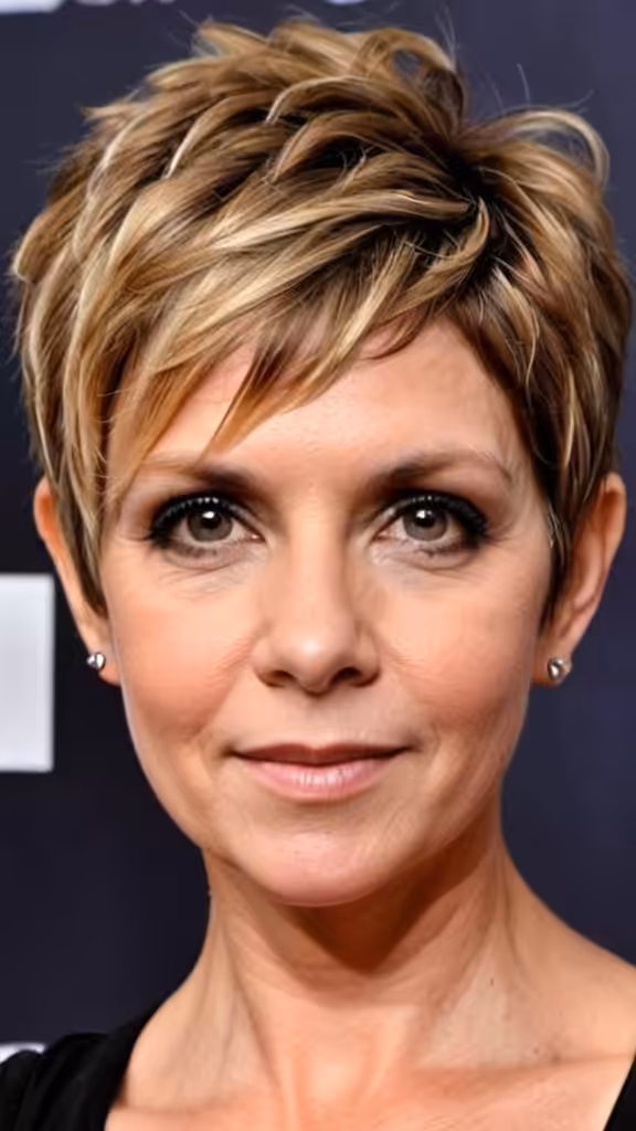 Voluminous Choppy Pixie