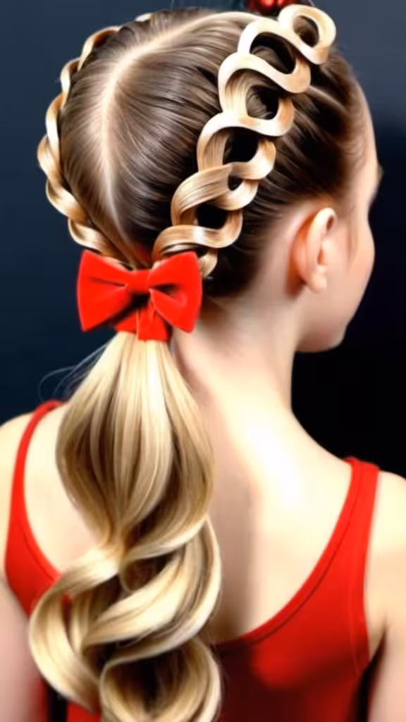 Weaving Ponytail