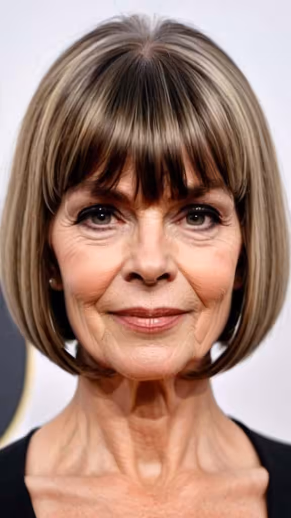 Blunt Bob with Bangs