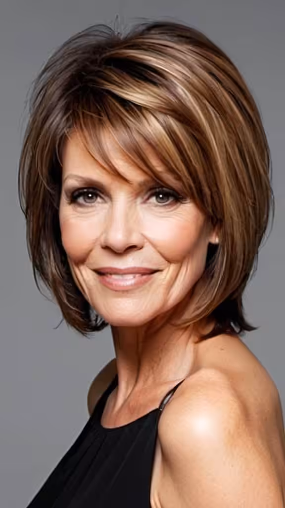 Bob with Long Side Bangs