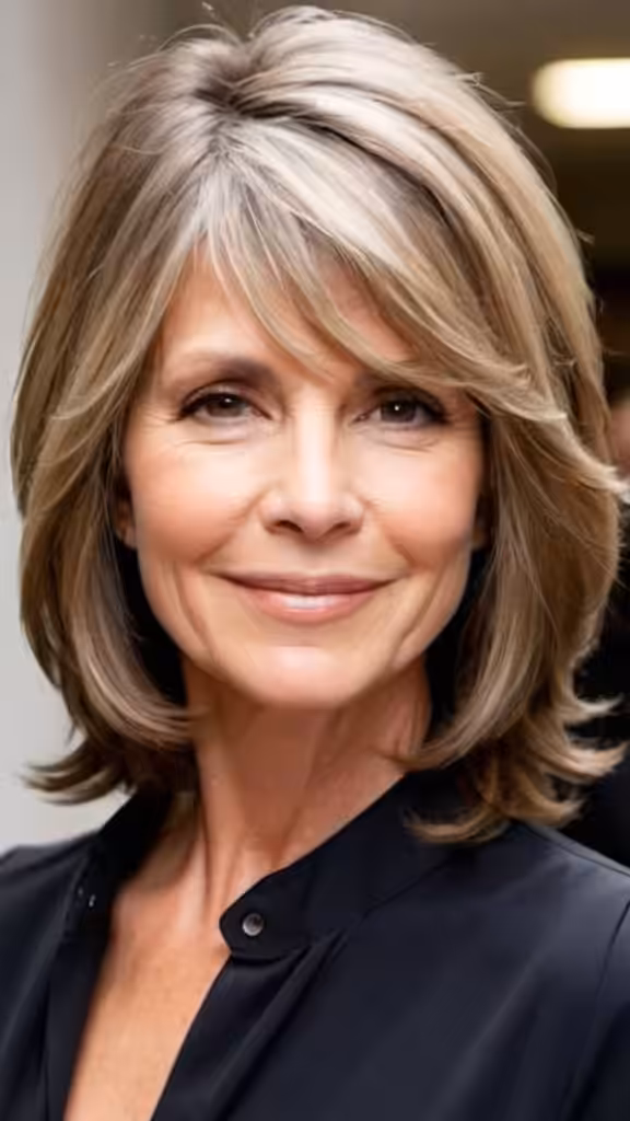 Shoulder-Length Hair With Face-Framing Layers