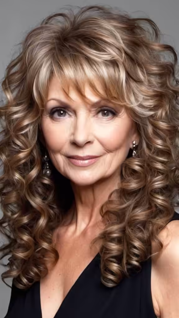 Volumized Curly Hair