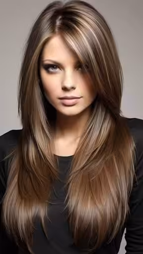 Long Layered Straight Hair