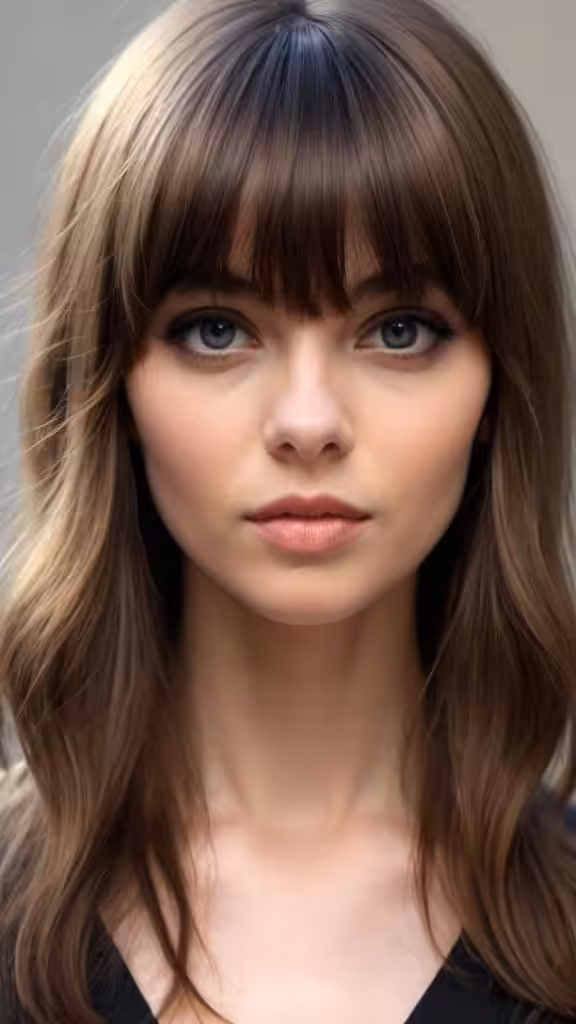 A-Silhouette Cut with Bangs