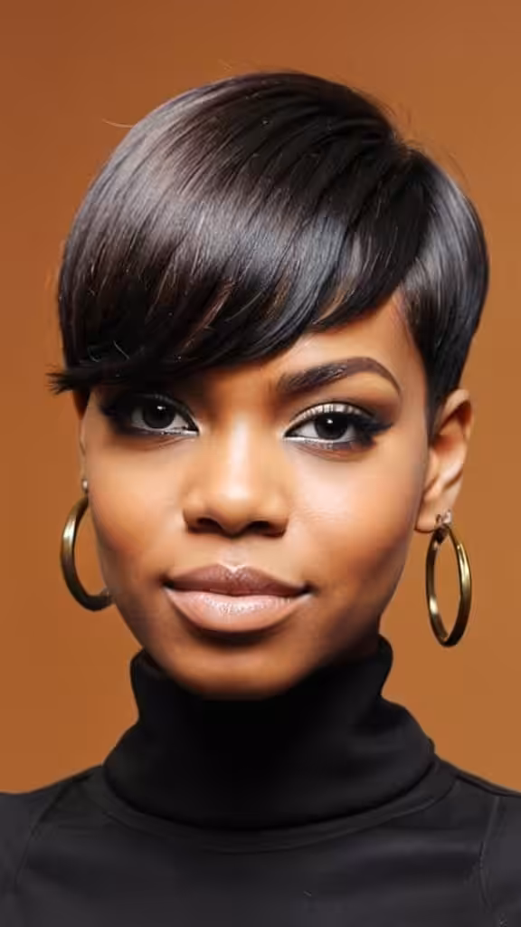 Angled Mushroom Cut