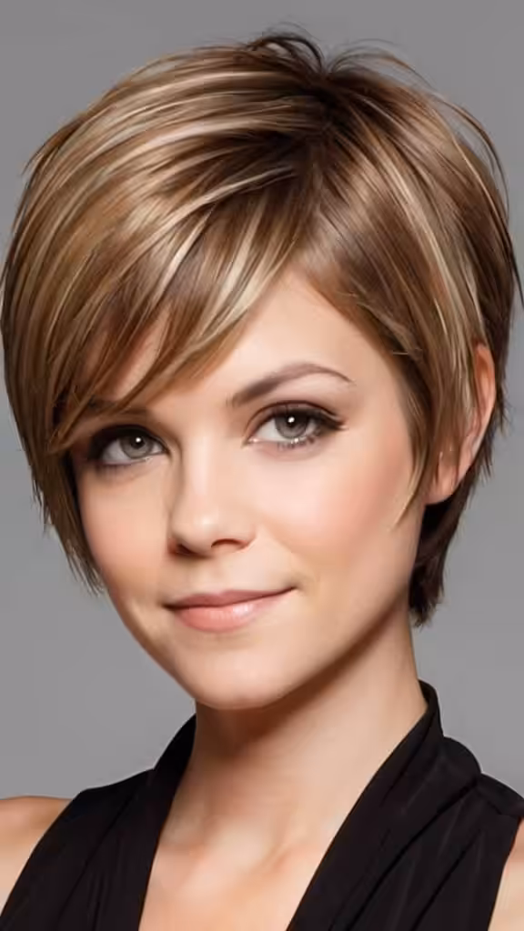 Beautiful Angled Pixie