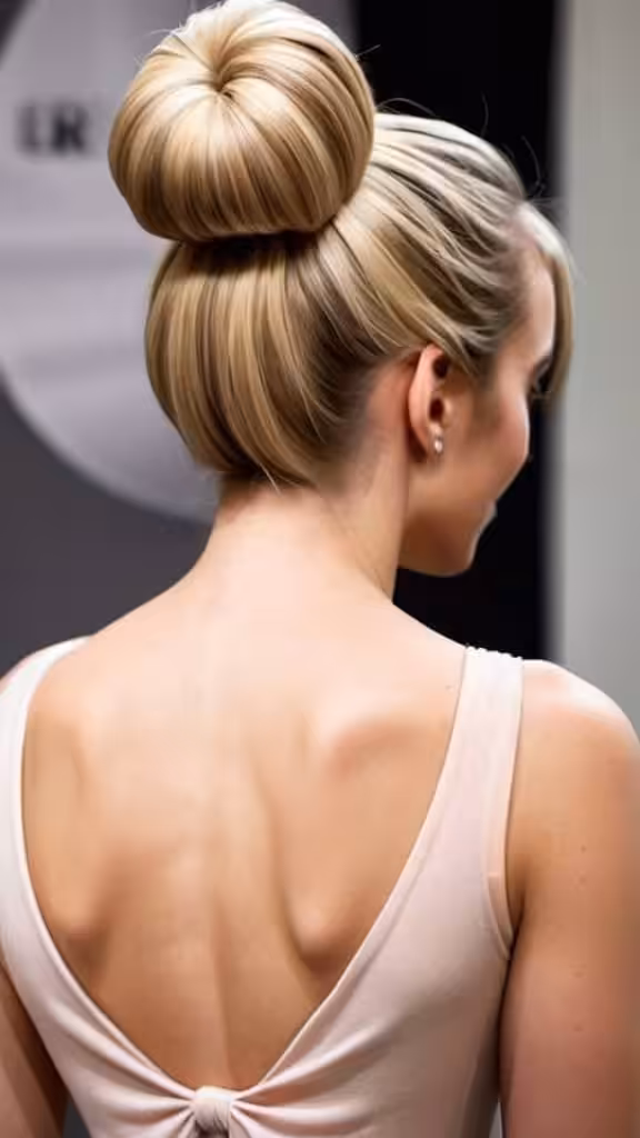 Blonde Ballerina Bun