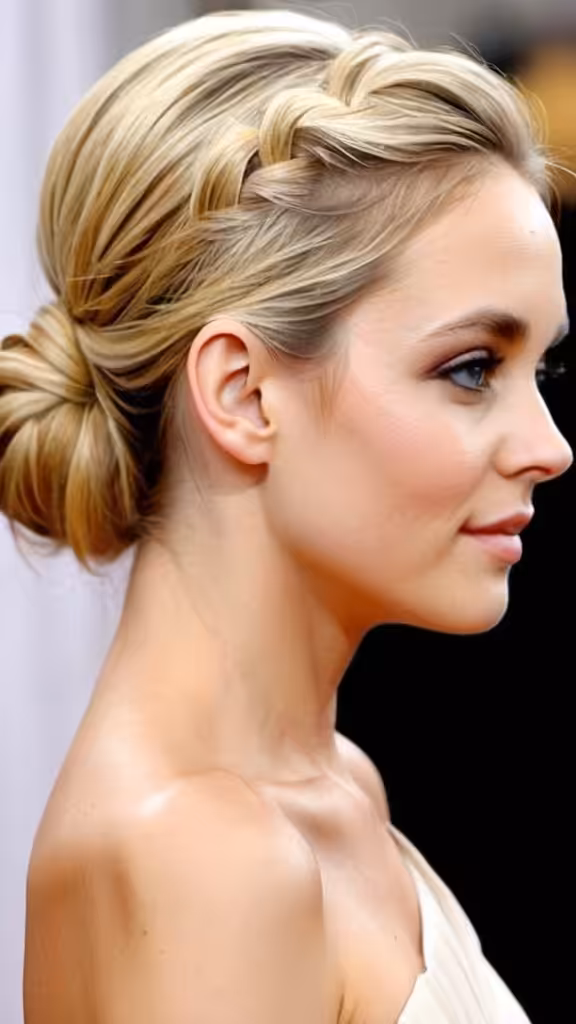 Blonde Loose Chignon