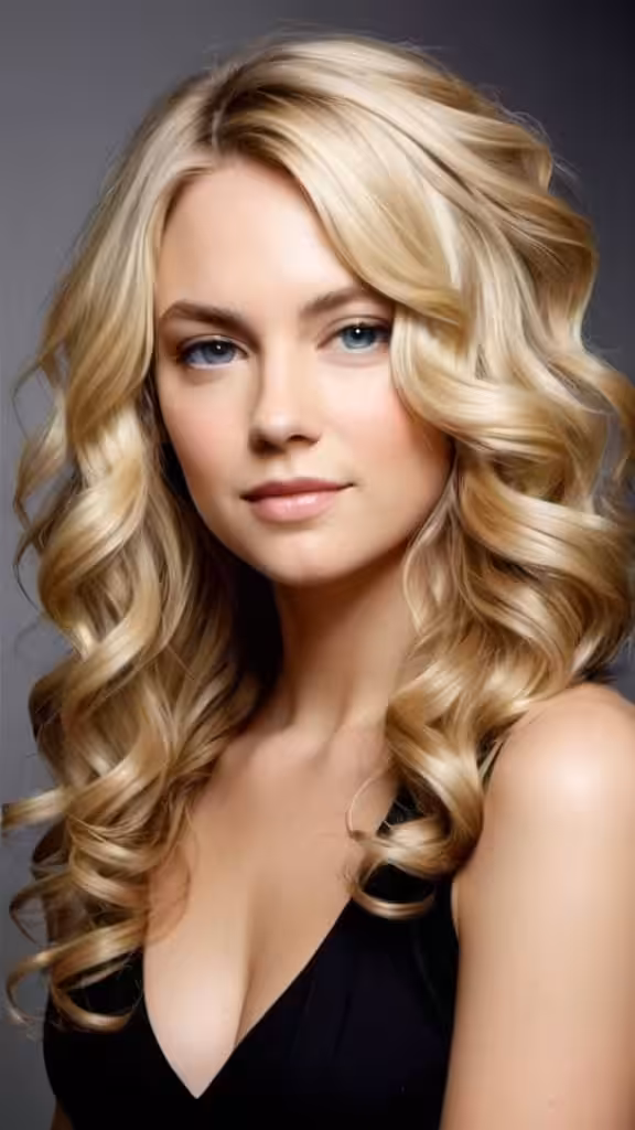 Blonde Loose Curls
