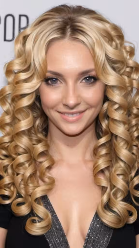 Blonde Spiral Curls