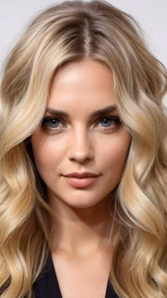 Blonde Tousled Waves
