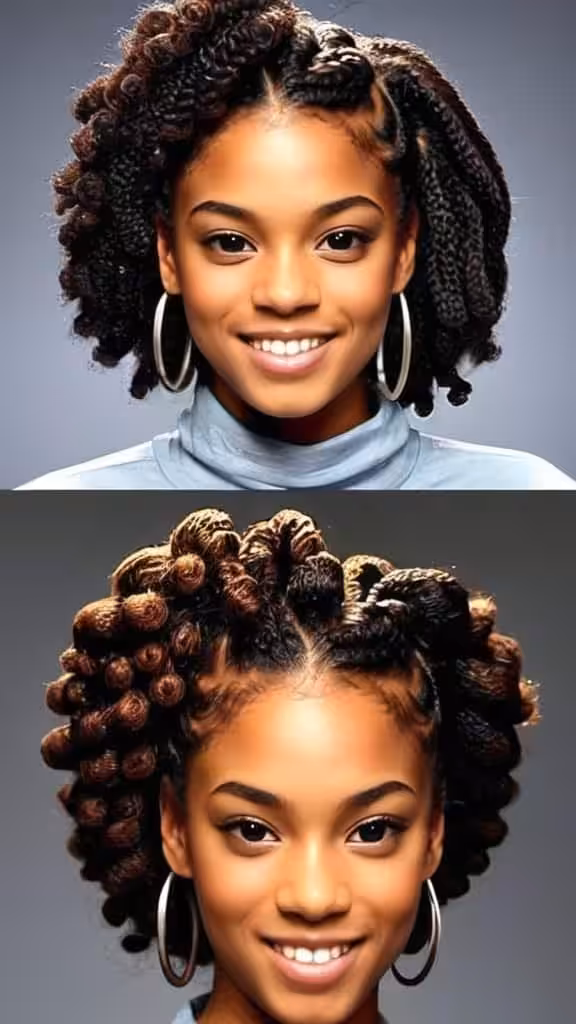 Braid-Out Style