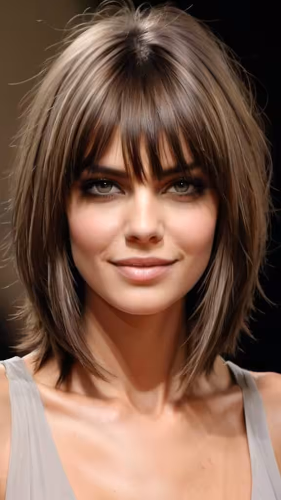Choppy Layered Long Bob Long Layered Haircuts