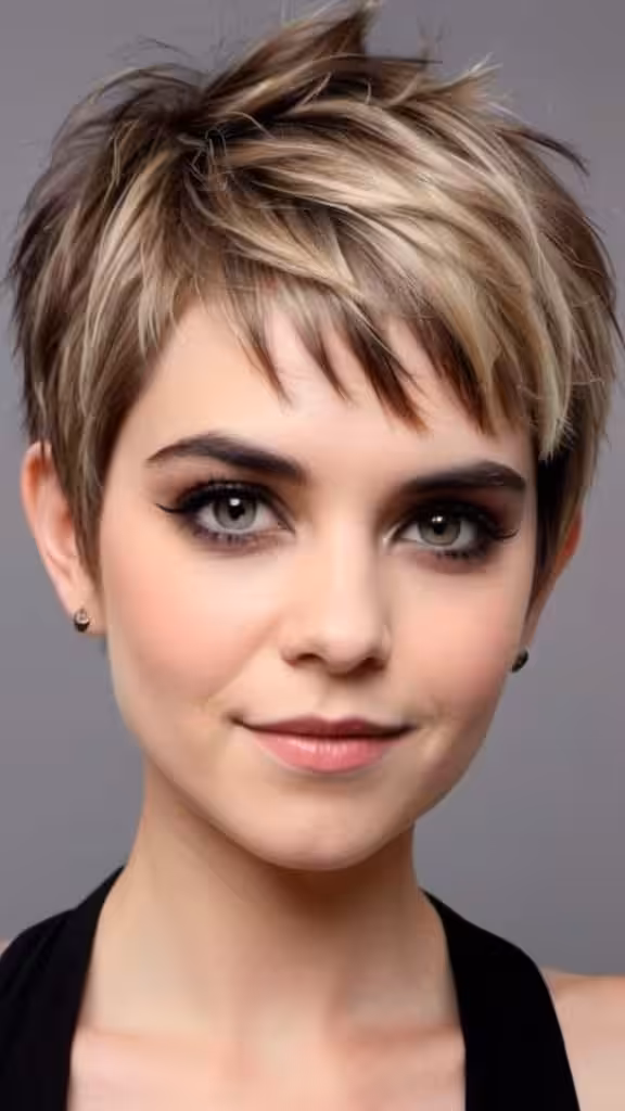 Choppy Layered Pixie