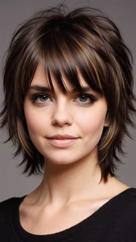 Choppy Layered Shag Cut