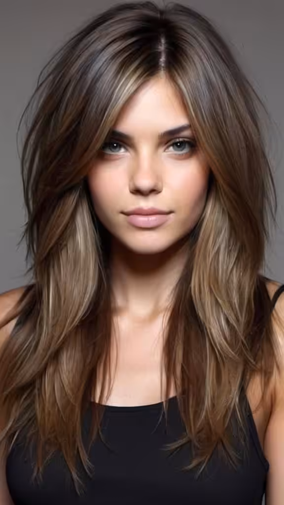 Chunky Layers for Thick Hair