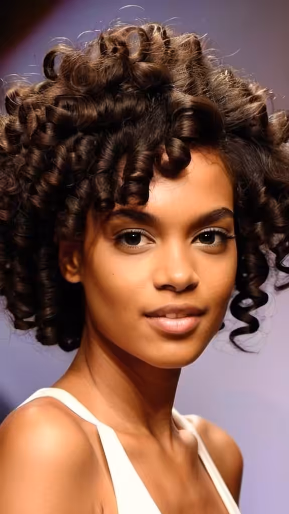 Combed-Out Curls