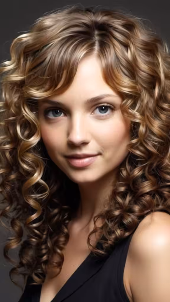 Curly Layered Hair