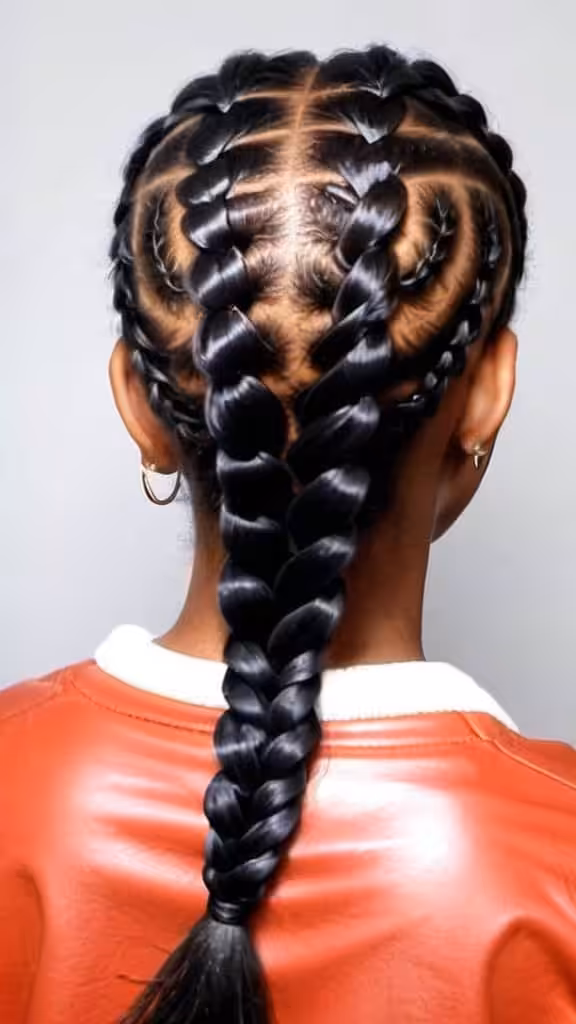 Double French Braids