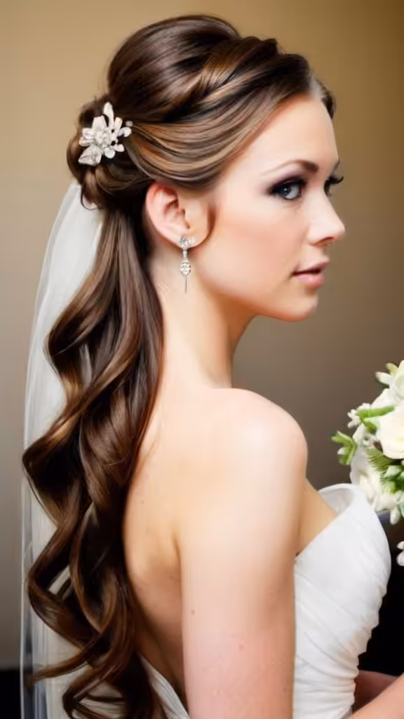 Elegant Half Up Hair