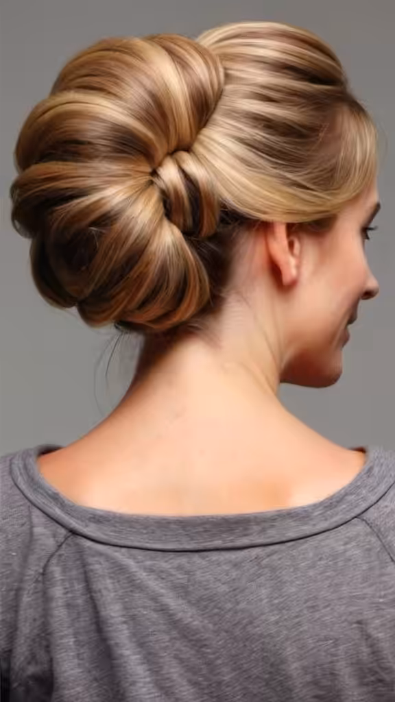 Elongated French Twist