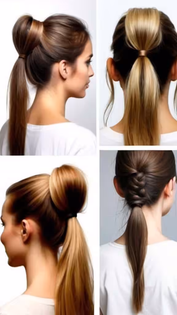 Face-Framing Half-Up Ponytail