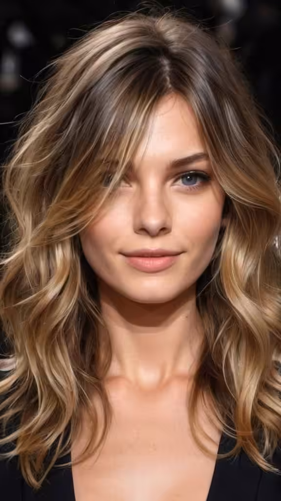 Face Framing Layers On Wavy Hair Long Layered Haircuts