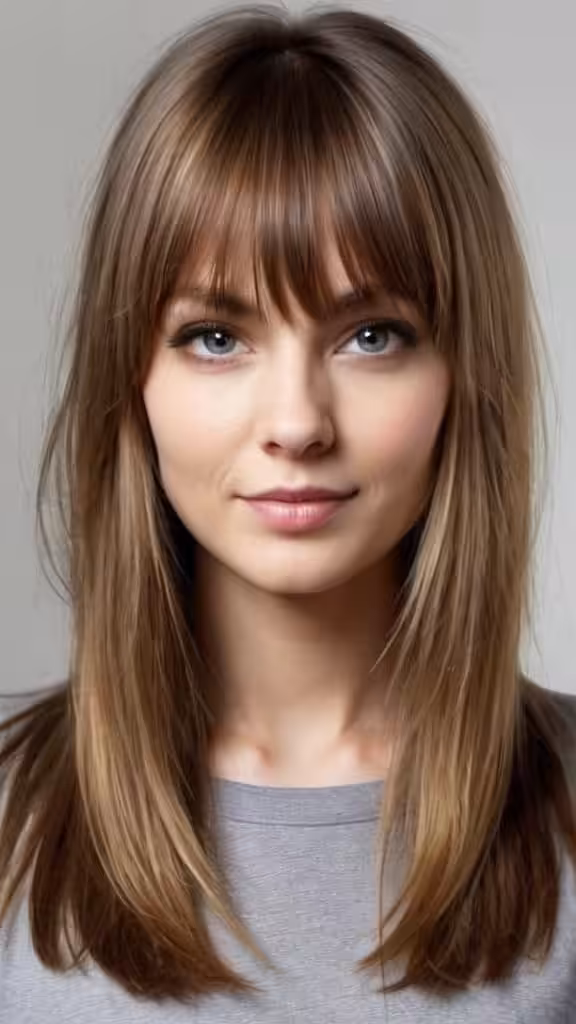 Face-Framing Layers and Bangs
