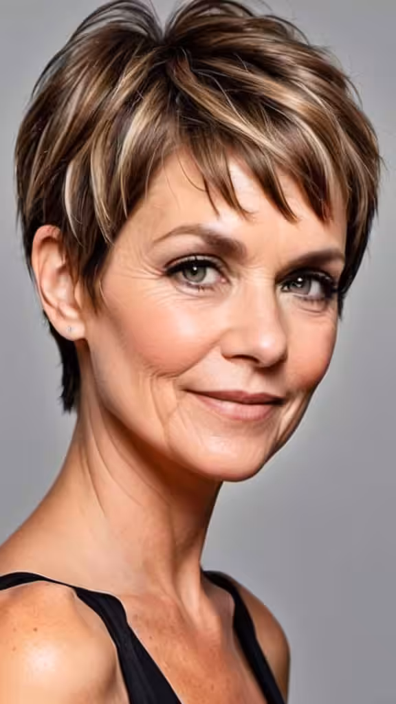 Face-framing Pixie Cut