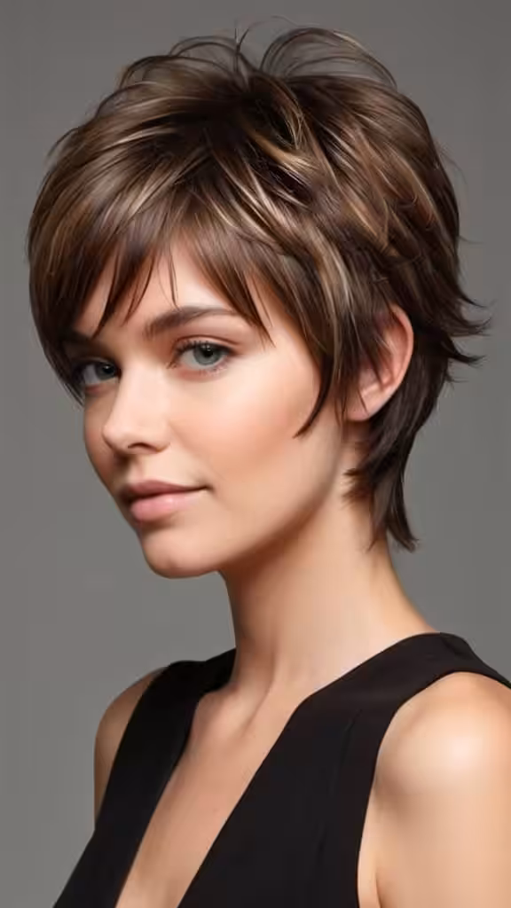 Feathered Shag Cut
